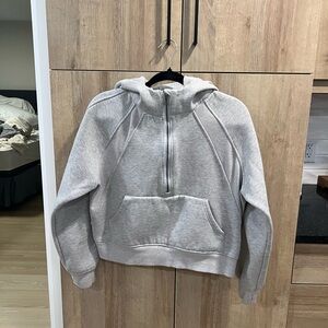 Gray Zip-Up Hoodie